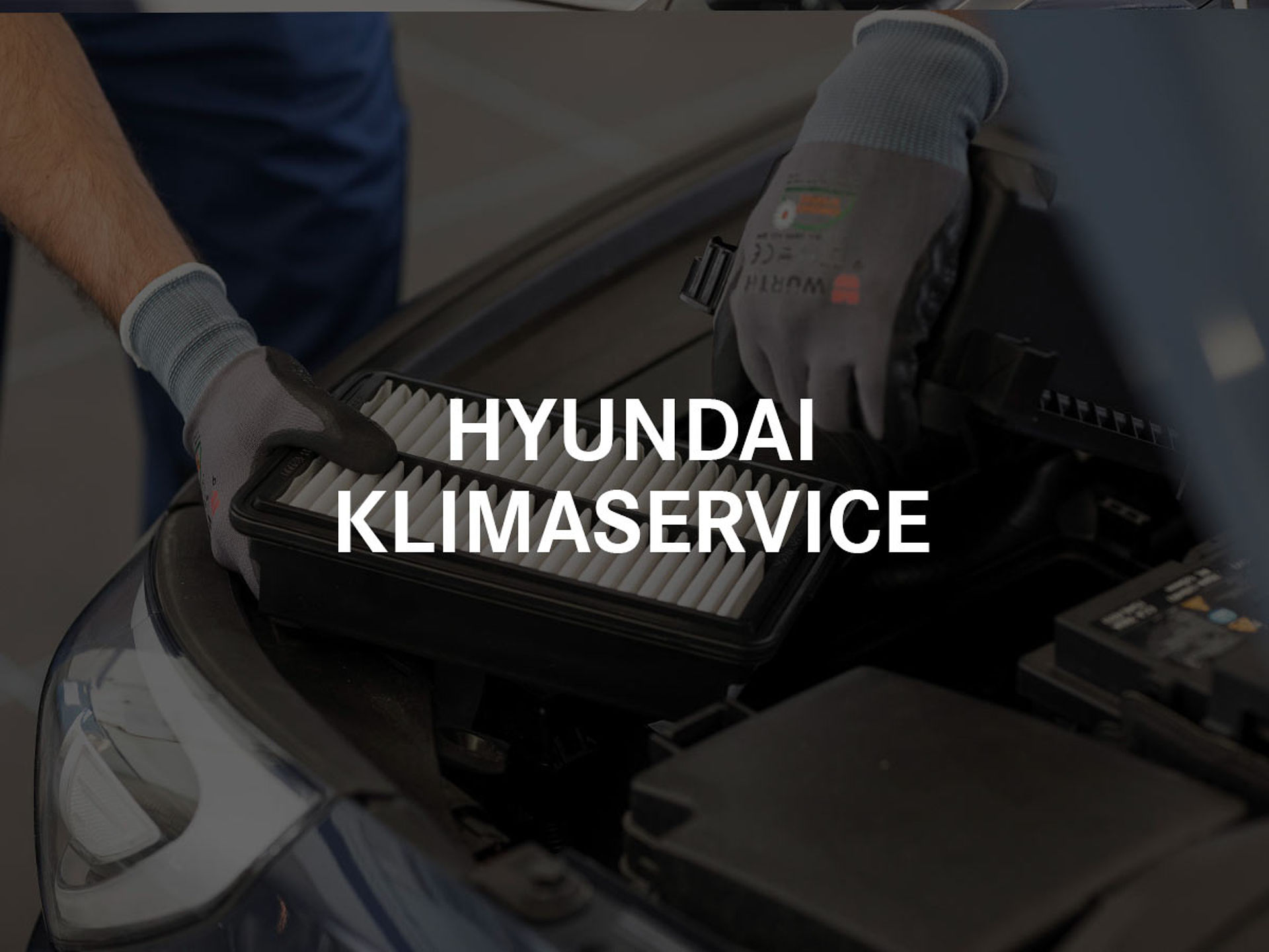 Hyundai Klimaanlagenreinigung